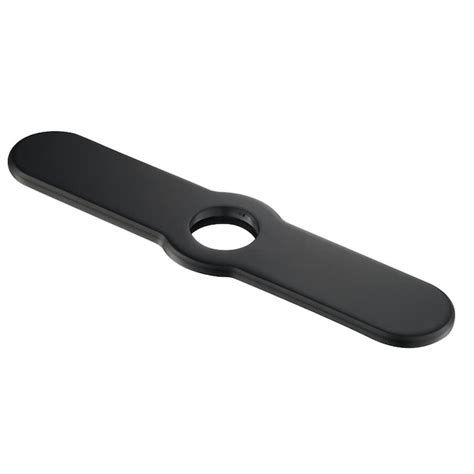 Kraus Matte Black Faucet Hole Cover 